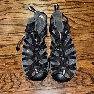 Keen Black and Gray Women's Sandals